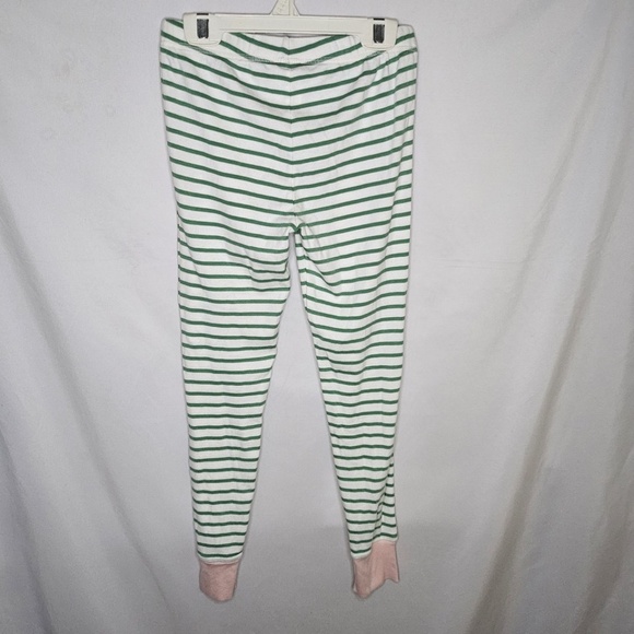 Girls Mini Boden Green and White Stripes 2 Piece Pajama Set Size 11Y 146 cm - Picture 8 of 11